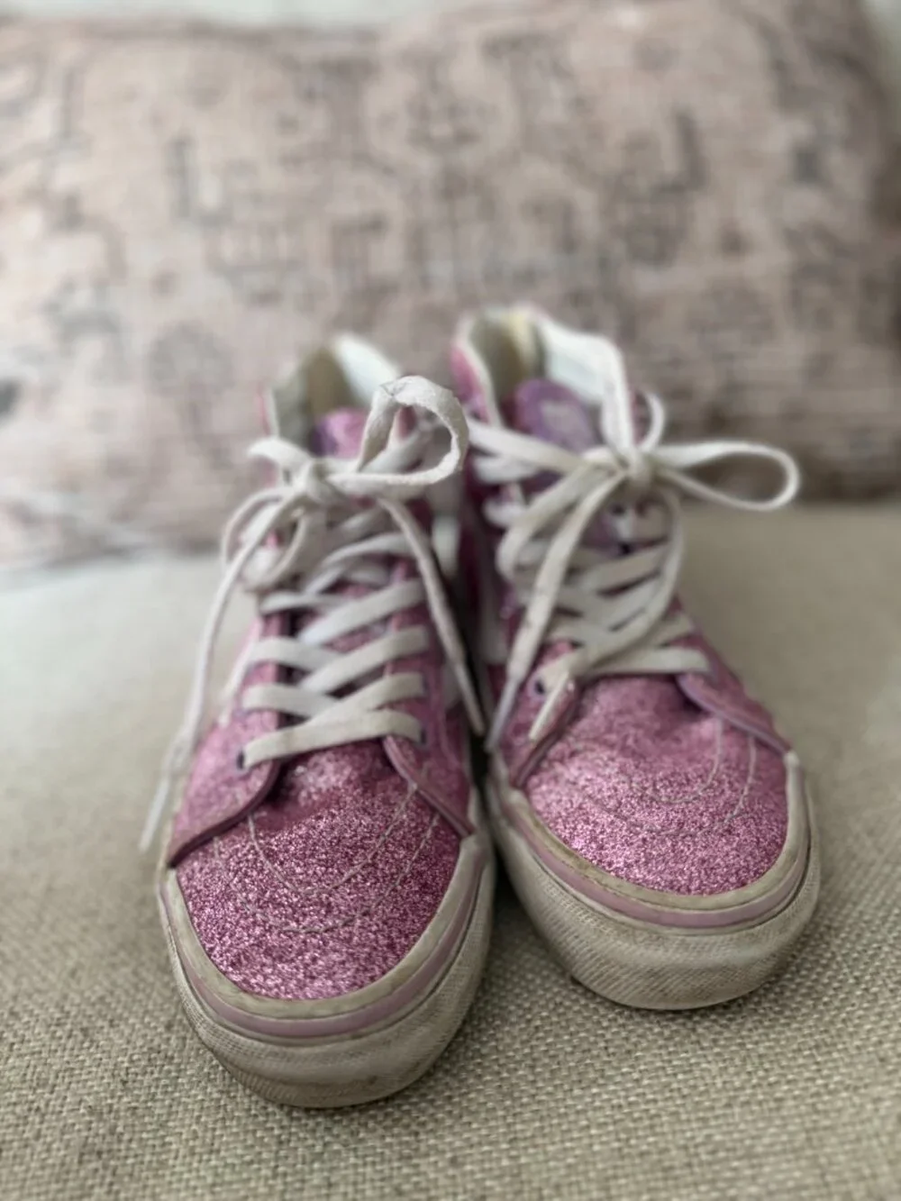 Vans Glitter High Tops Sneakers for kids, size 13